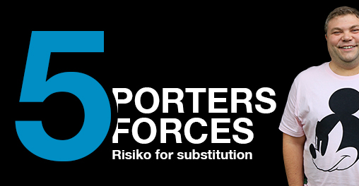 PortersFiveForcesRisikoForSubstitution